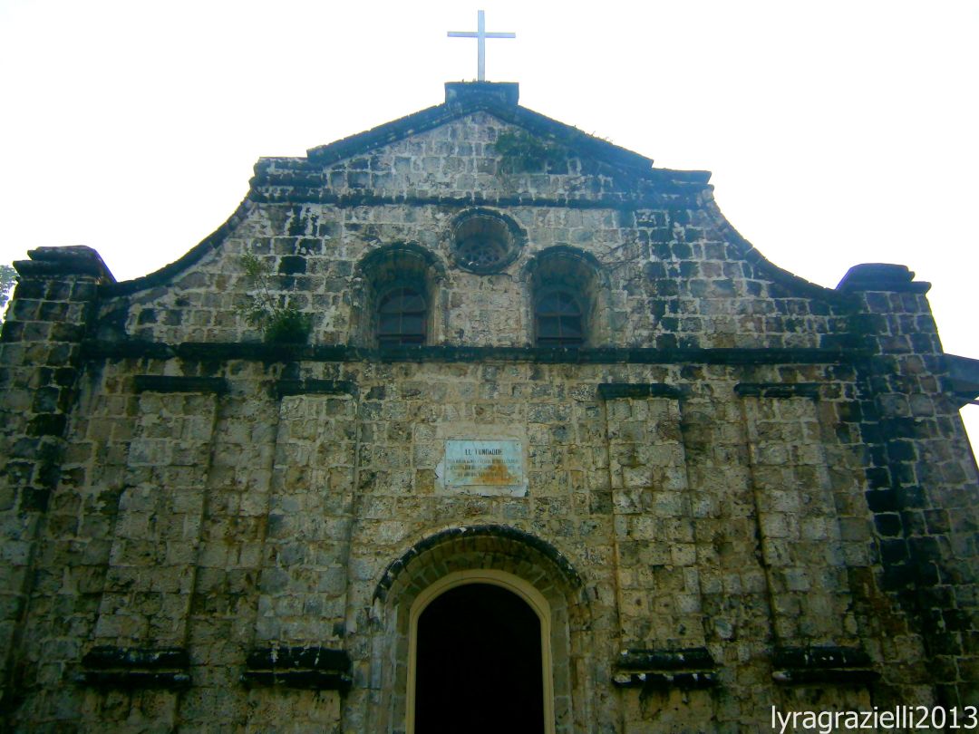 Navales Church. A century old church made out of coral stones.
